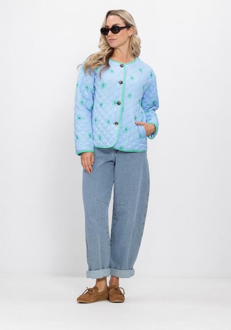 Lichtblauwe YDENCE Gewatteerde jas JACKET ROBYLIN - large