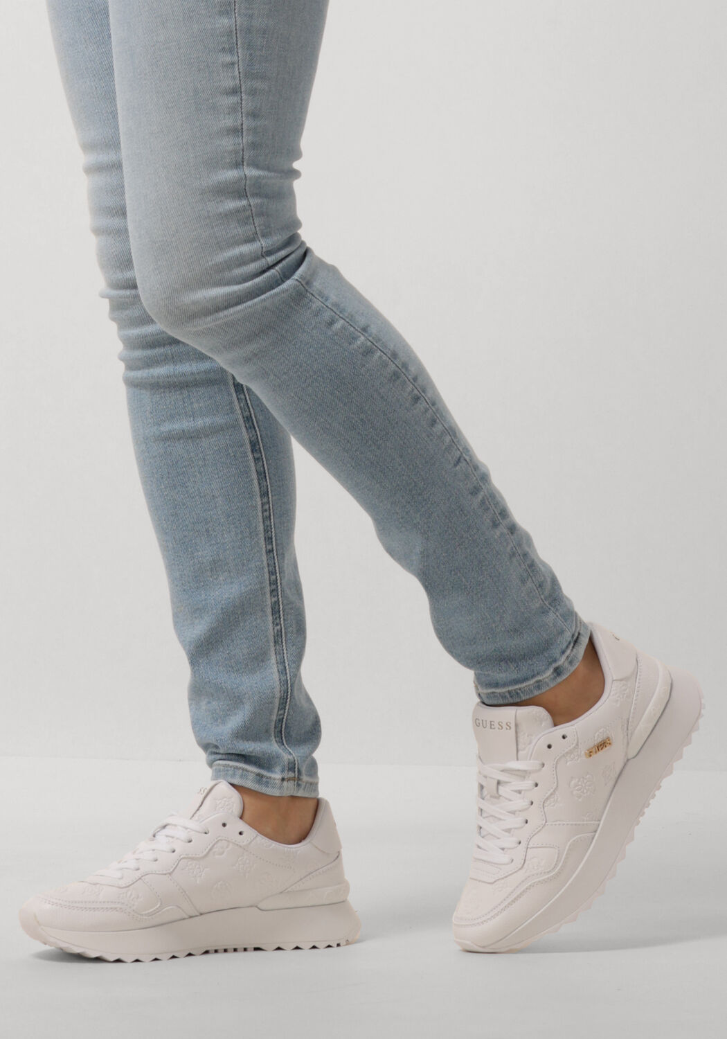 Witte GUESS Lage sneakers VINSA - large