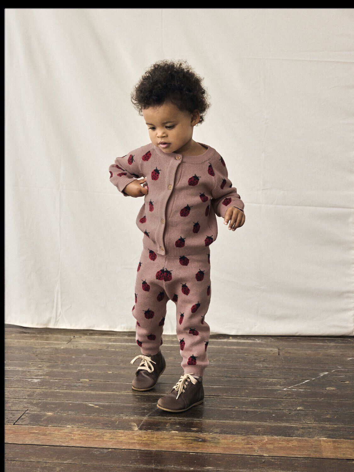 Lichtroze LIL' ATELIER Vest NBFLULIO KNIT CARD LIL - large