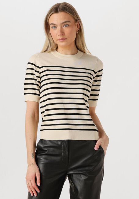 Gebroken wit Y.A.S. Trui YASLENA SS KNIT PULLOVER S. NOOS - large