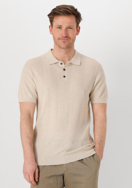Beige PROFUOMO Polo POLO SHORT SLEEVE - large