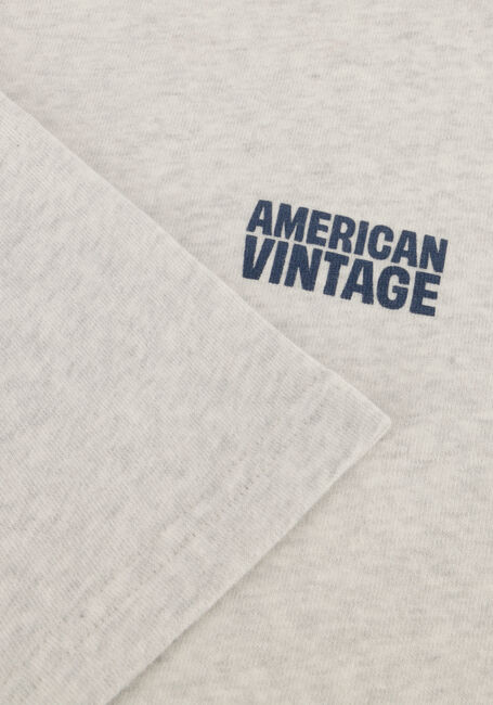 Lichtgrijze AMERICAN VINTAGE T-shirt YKOBOW - large