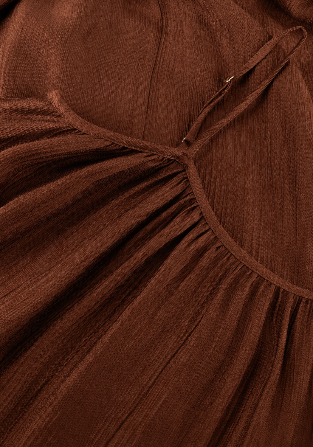 Bruine KNIT-TED Maxi jurk BLAIR - large