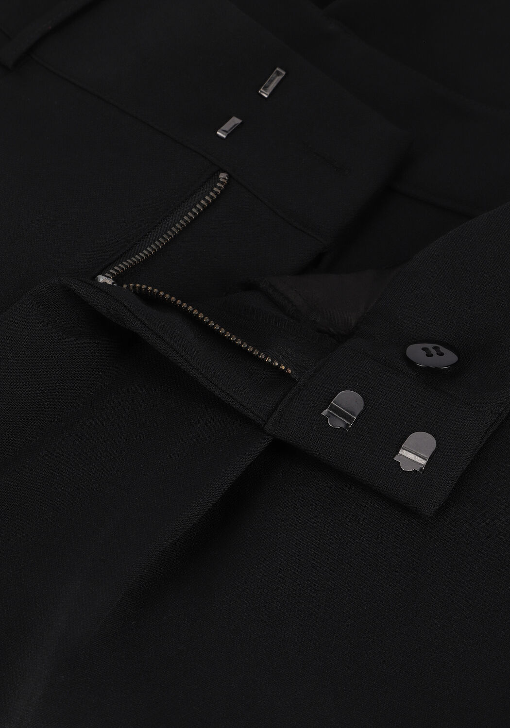 Zwarte MY ESSENTIAL WARDROBE Wijde broek 28 THE TAILORED HIGH PANT - large