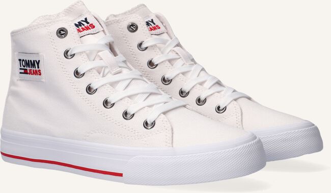 Witte TOMMY HILFIGER Hoge sneakers TOMMY JEANS MIDCUT VULC Witte TOMMY HILFIGER Hoge sneakers TOMMY JEANS MIDCUT VULC - large