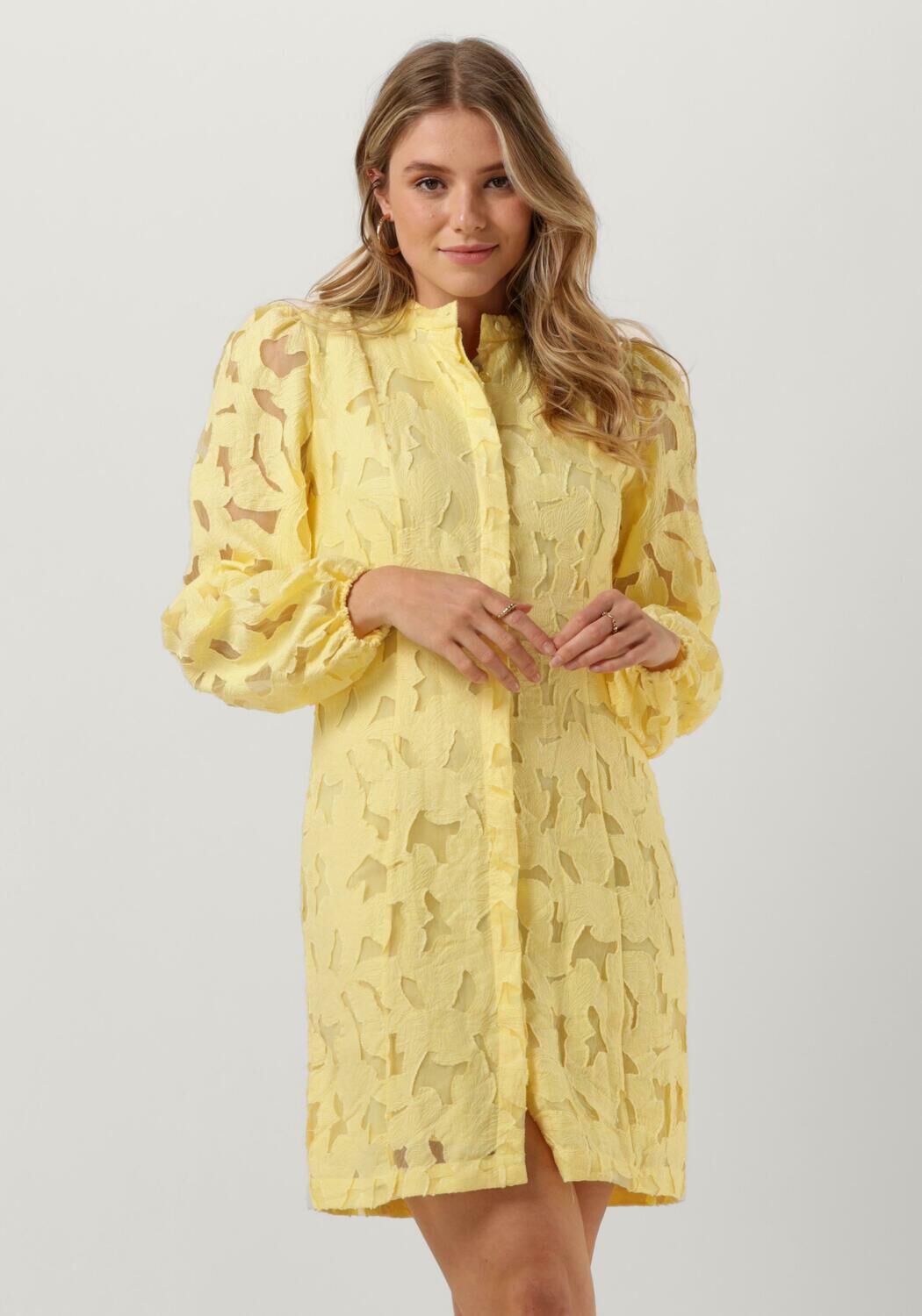 Okergele sales jurk dames