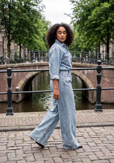 Lichtblauwe LEE Jumpsuit LS JUMPSUIT - large