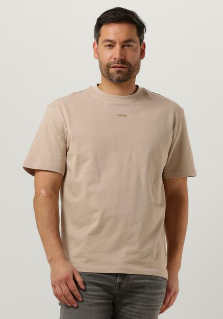 Beige HUGO T-shirt DAPOLINO - large