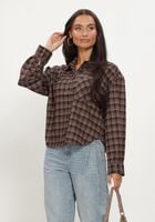 Bruine CATWALK JUNKIE Blouses CHECK BLOUSE
