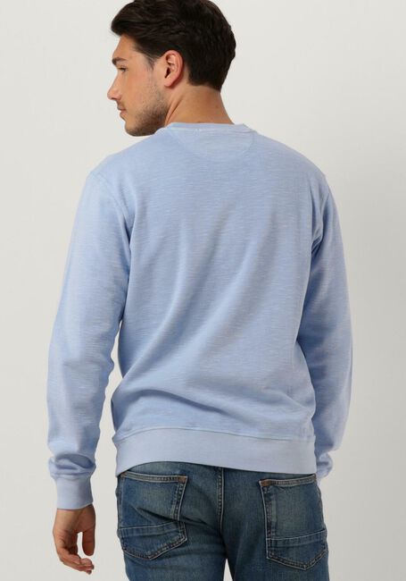 Blauwe SCOTCH & SODA Trui GARMENT DYED STRUCTURED SWEATSHIRT - large