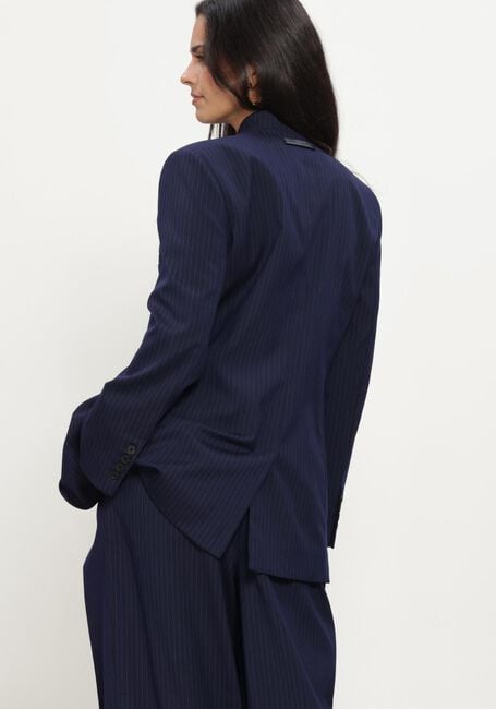 Donkerblauwe HAUTE L'AMITI&Eacute; Blazers NAVY PIN OVERLAP BLAZER - large