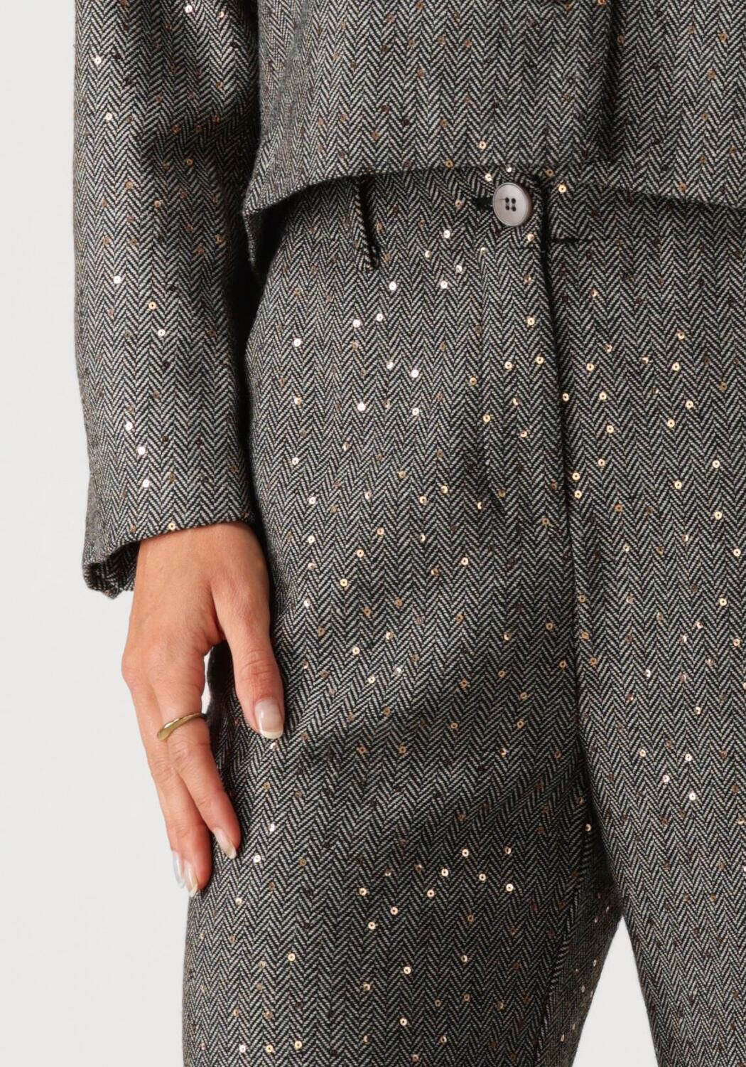 YDENCE Dames Broeken Pants Erin Zwart
