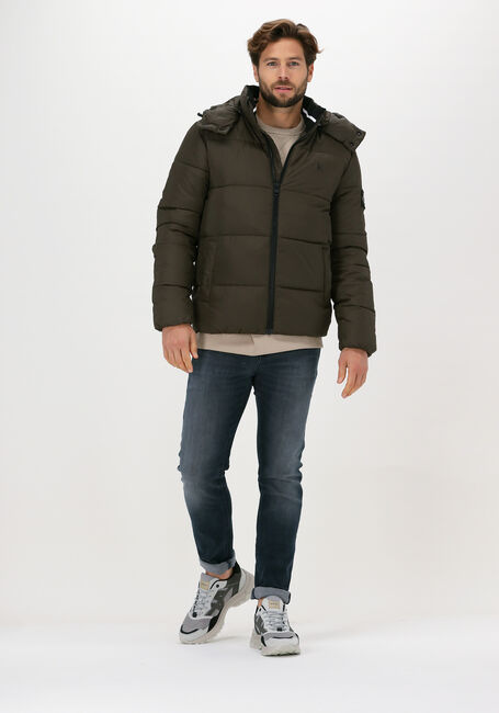 Groene CALVIN KLEIN Gewatteerde jas ESSENTIALS NON DOWN JACKET - large