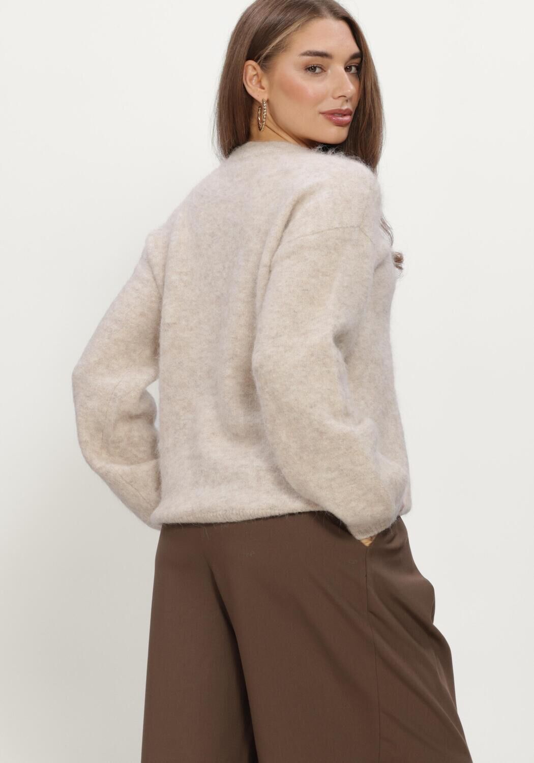 LINA LOCCHI Dames Truien & Vesten Ll-benigne Beige