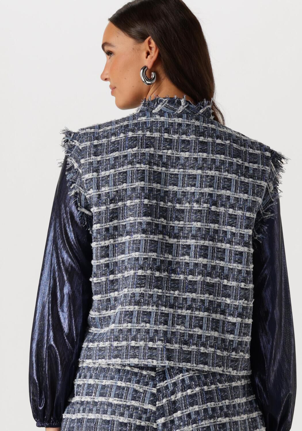 STUDIO AMAYA Dames Blazers Semmy Blauw