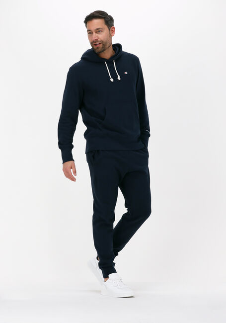 Donkerblauwe CHAMPION Sweater HOODED SWEATSHIRT MEN - large