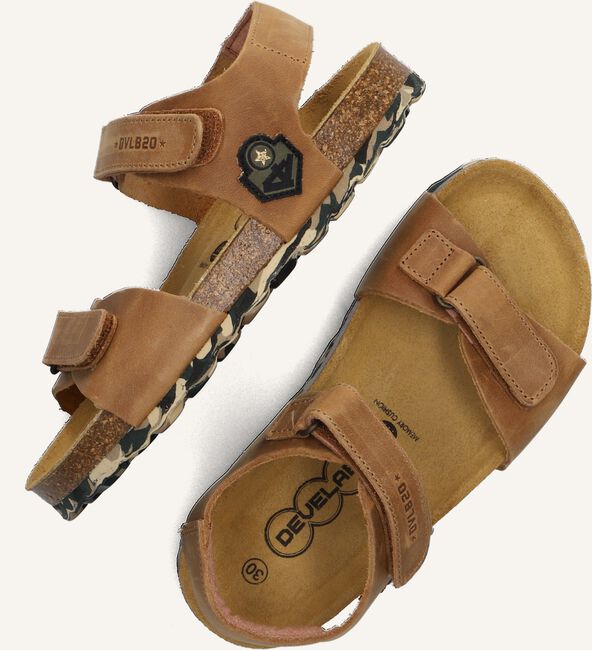 Cognac DEVELAB Sandalen 48275 Cognac DEVELAB Sandalen 48275 - large
