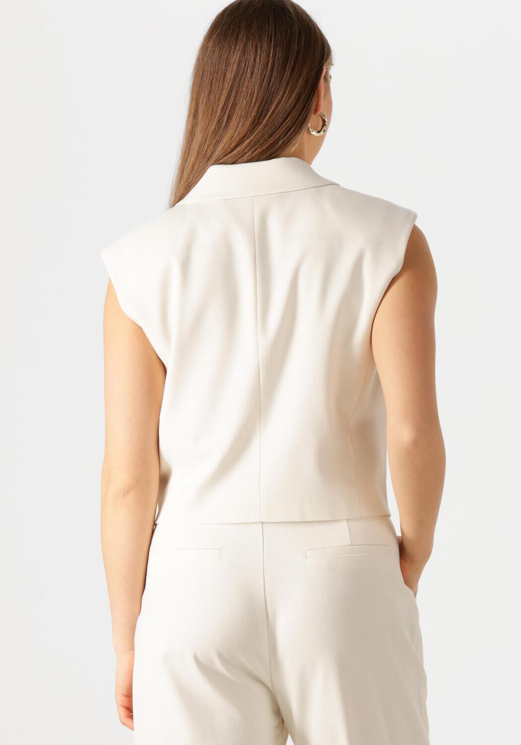 COPENHAGEN MUSE Dames Blazers Cmtailor-short Waiscoat Ecru