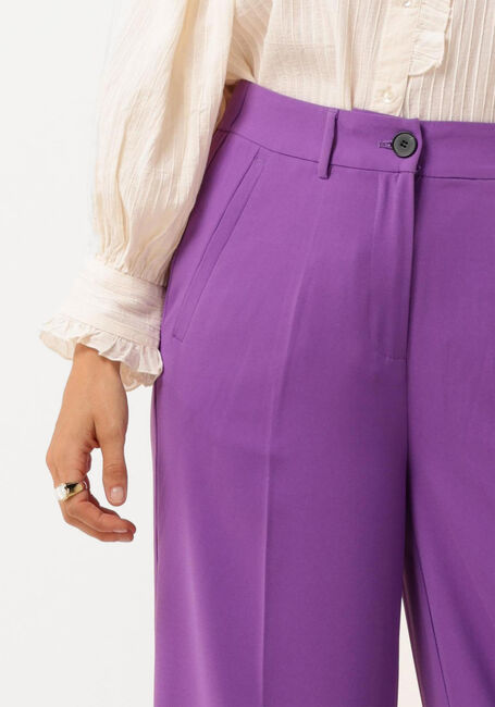 Paarse CO'COUTURE Pantalon NEW FLASH WIDE PANT - large