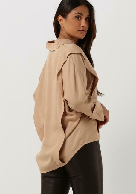 Beige SIMPLE Blouses LEONA WV-LYOCEL-22-3 - large