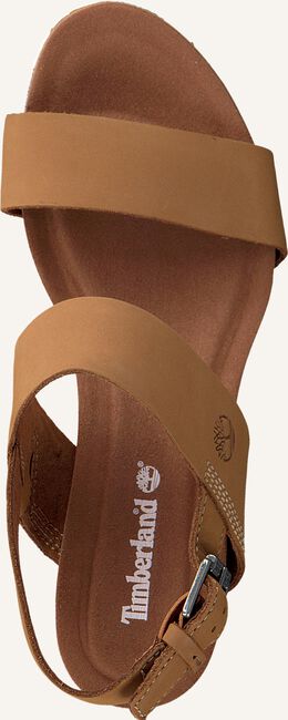 Cognac TIMBERLAND Platte sandalen CAPRI SUNSET WEDGE Cognac TIMBERLAND Platte sandalen CAPRI SUNSET WEDGE - large