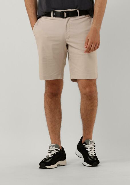 Alarmerend was lavendel Beige CALVIN KLEIN Korte broek MODERN TWILL SLIM SHORT BELT | Omoda