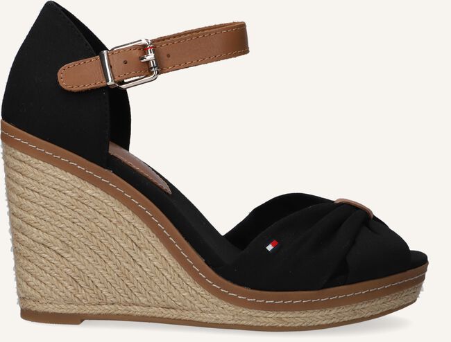 Zwarte TOMMY HILFIGER Platte sandalen ICONIC ELENA Zwarte TOMMY HILFIGER Platte sandalen ICONIC ELENA - large