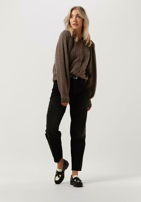 Taupe CO'COUTURE Vest PIXIE POINTELLE CARDIGAN - large