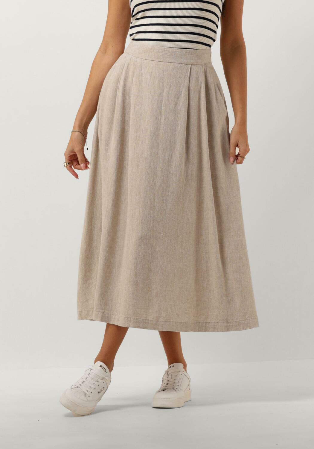 MSCH COPENHAGEN Dames Rokken Mschjovene Ginia Hw Long Skirt Zand