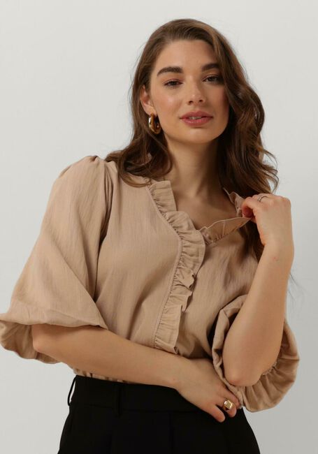 Ecru CO'COUTURE Blouses SUADA PUFF SS BLOUSE - large