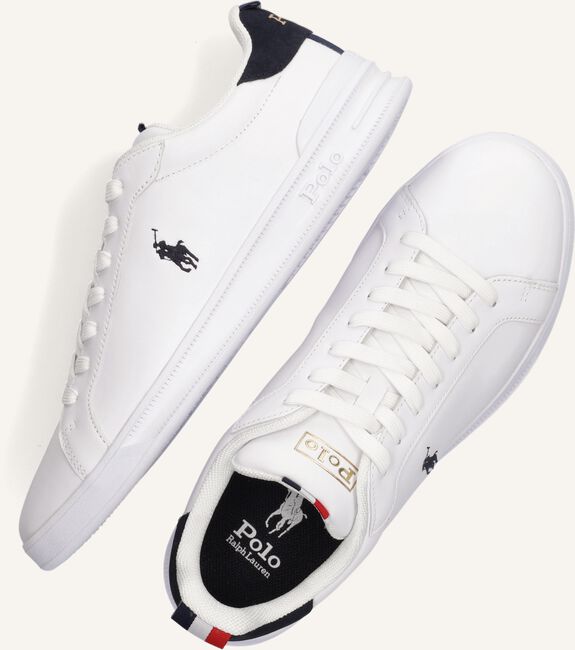Witte POLO RALPH LAUREN Lage sneakers HRT COURT II Witte POLO RALPH LAUREN Lage sneakers HRT COURT II - large