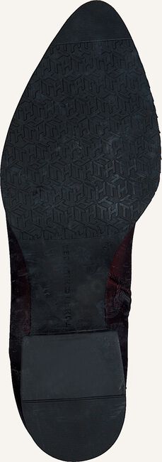 Rode TOMMY HILFIGER Enkellaarsjes SHADED FLAT Rode TOMMY HILFIGER Enkellaarsjes SHADED FLAT - large