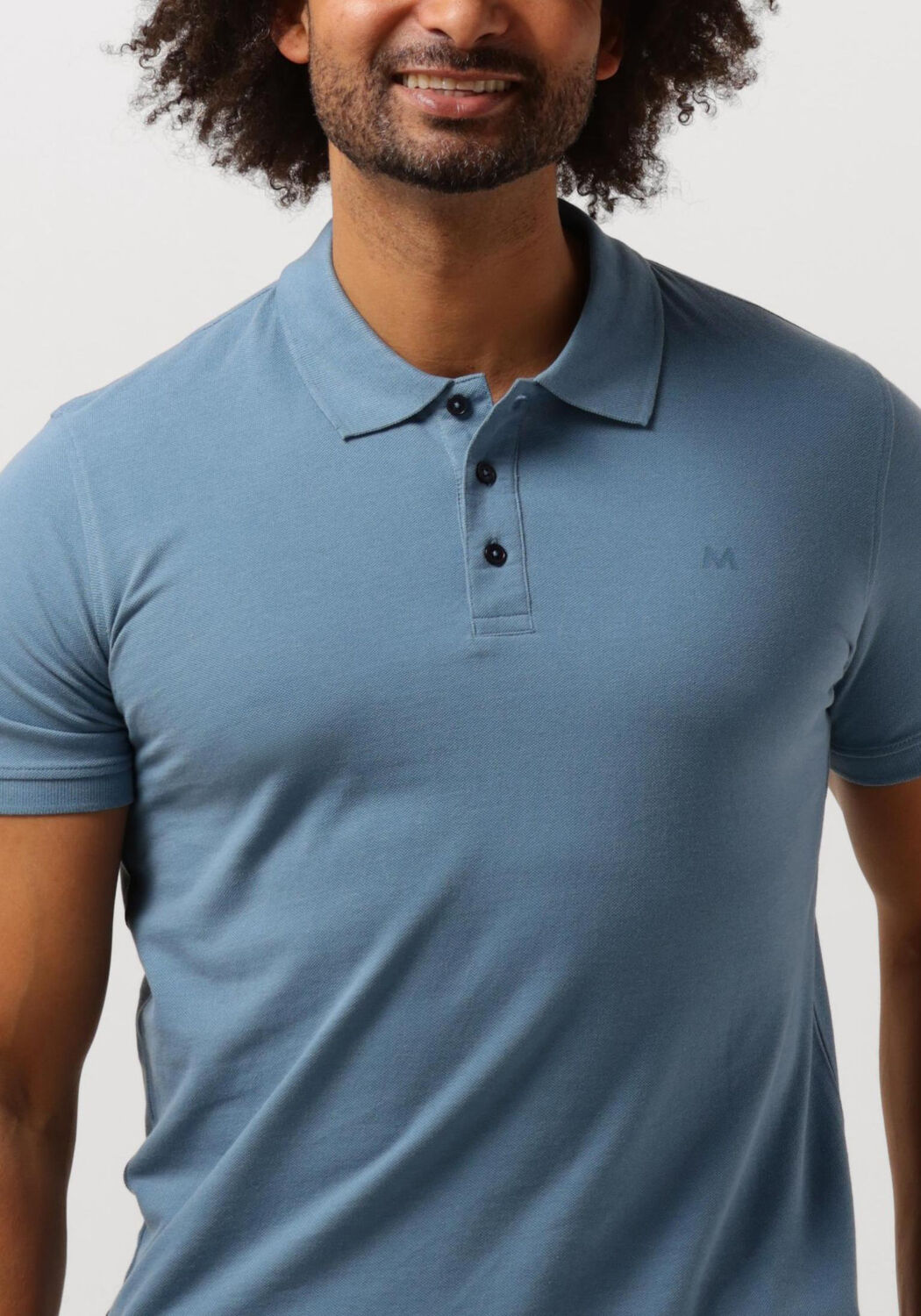 MATINIQUE Heren Polo's & T-shirts Mapoleo Melange Blauw