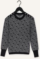 Zwarte GUESS Trui LS GUESS LOGO JACQUARD SWTR Zwarte GUESS Trui LS GUESS LOGO JACQUARD SWTR - medium