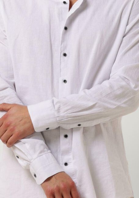 Witte PROFUOMO Klassiek overhemd SHIRT CUTAWAY SC COTTON LINNEN - large