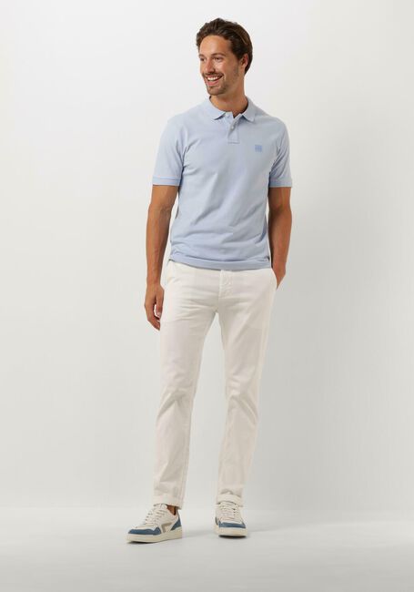 Lichtblauwe BOSS ORANGE Polo PASSENGER - large