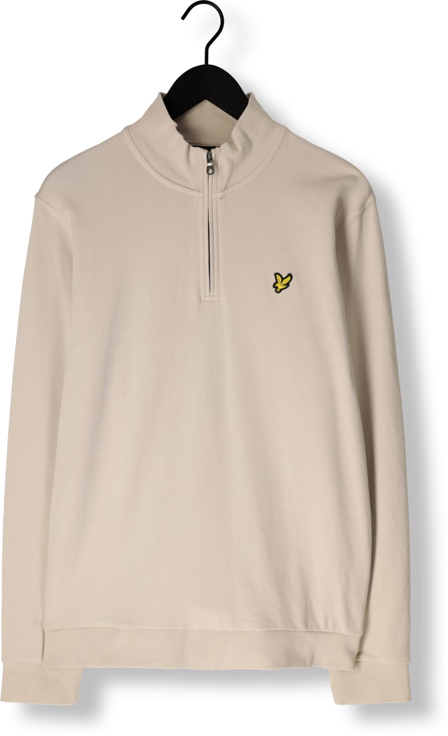 LYLE & SCOTT Heren Truien & Vesten Loopback Quarter Zip Sweat Ecru