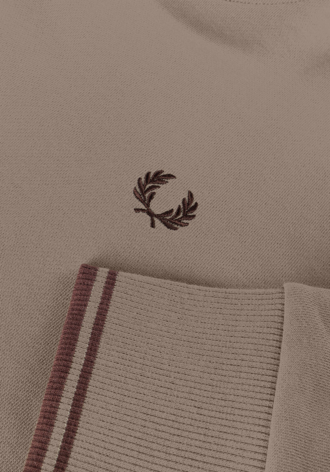 Olijf FRED PERRY Trui CREW NECK SWEATSHIRT - large