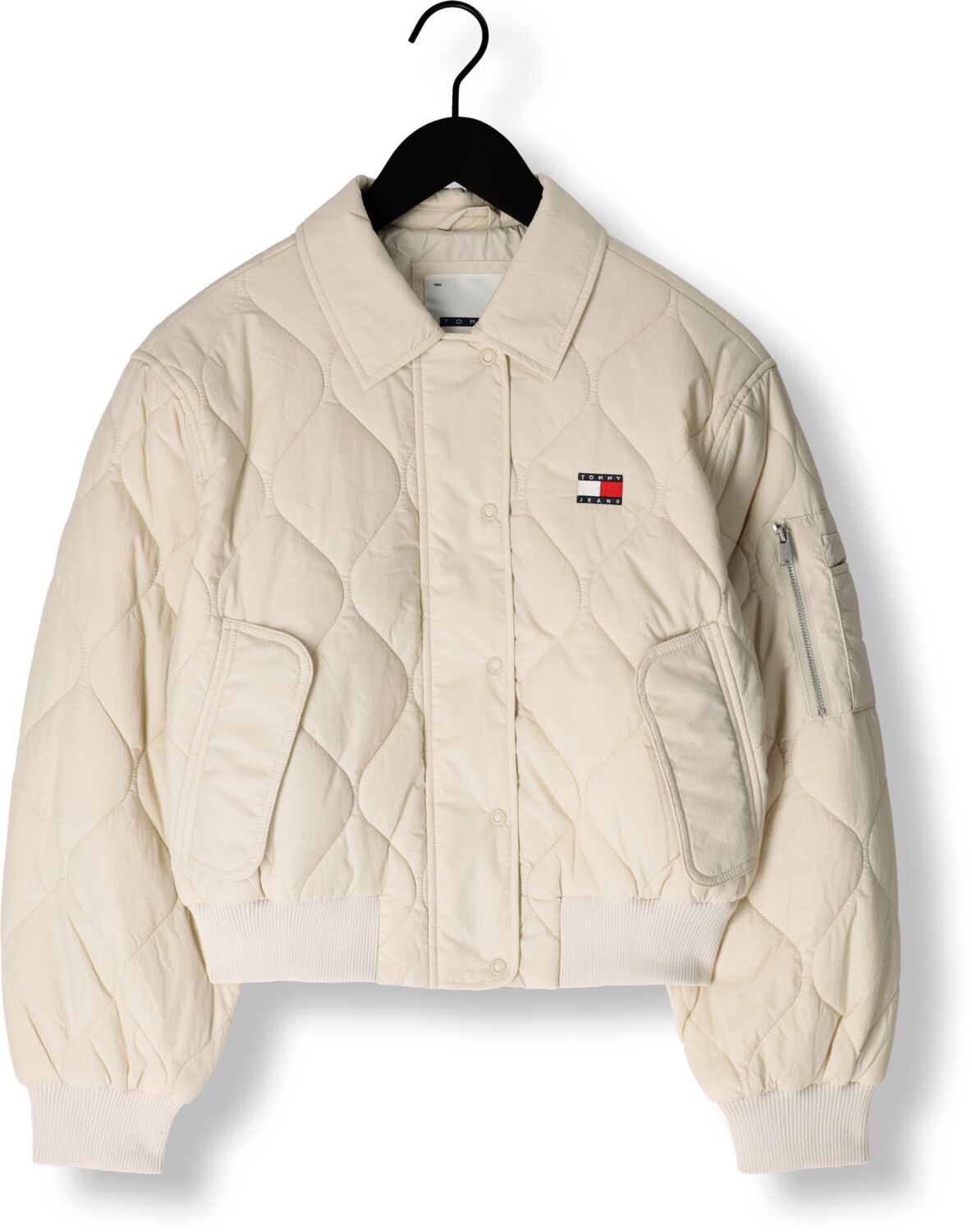 TOMMY JEANS Dames Jassen Tjw Onion Quilt Bomber Beige