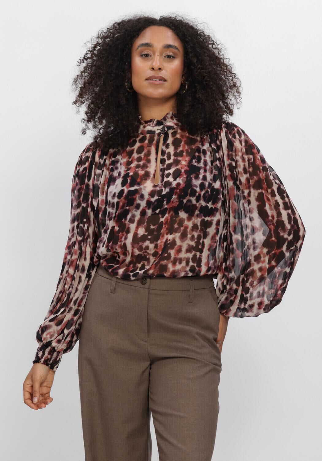 Multi SUMMUM Blouses TOP ALL OVER PRINT - large