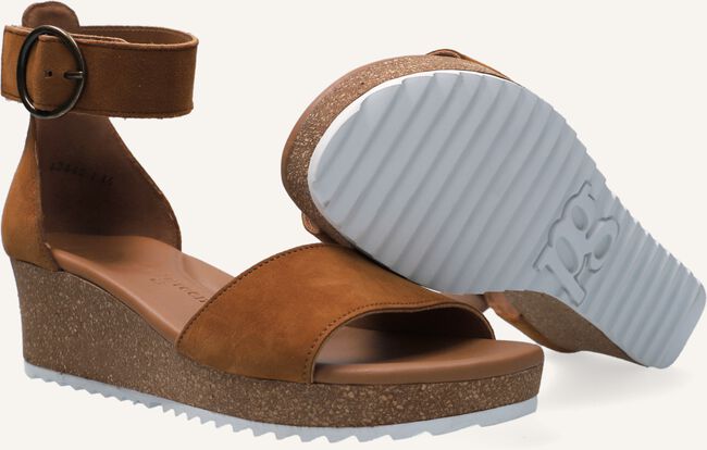 Cognac PAUL GREEN Platte sandalen 7386 Cognac PAUL GREEN Platte sandalen 7386 - large