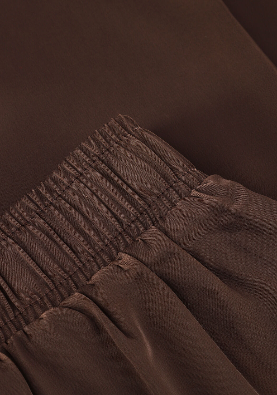 Bruine Y.A.S. Wijde broek YASPELANA HW PANT - large