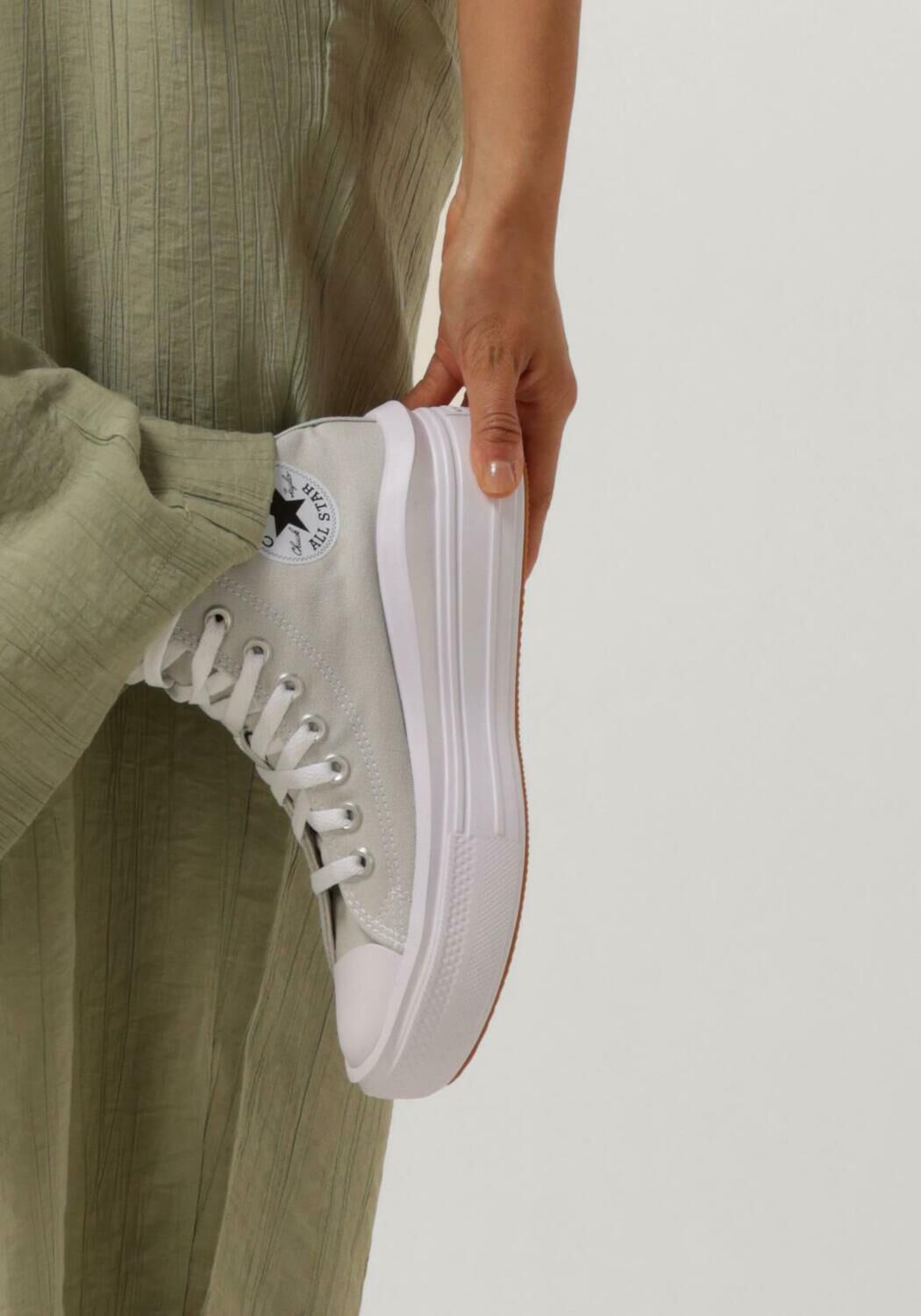 Grijze CONVERSE Hoge sneakers CHUCK TAYLOR ALL STAR MOVE - large