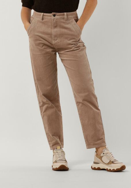 Beige CIRCLE OF TRUST Mom jeans LENNY CHINO RIB - large