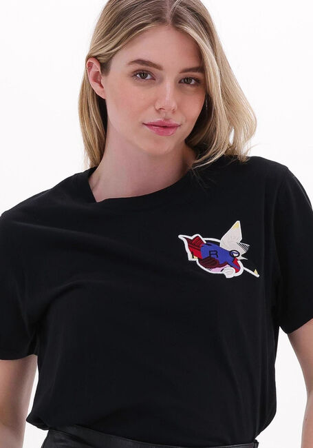 Zwarte IRO T-shirt WOLONI - large