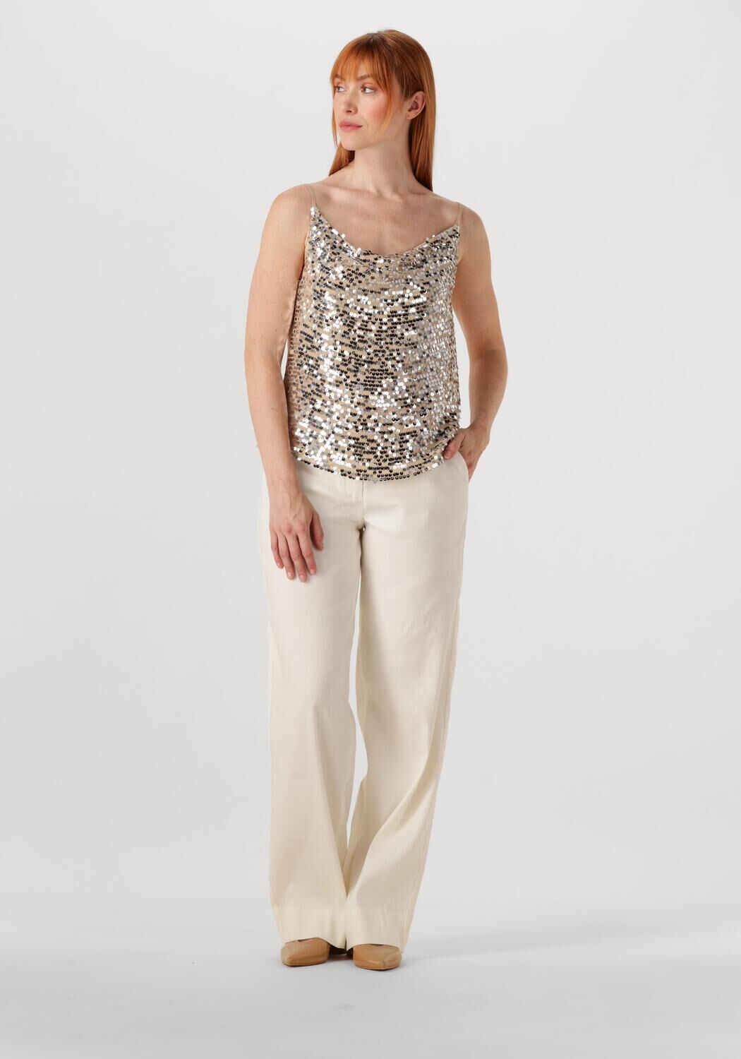 Ecru FIVEUNITS Pantalon DENAFV 769 - large