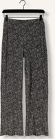 Zwarte ALIX THE LABEL Flared broek LADIES WOVEN CRINKLE TEXT PANTS Zwarte ALIX THE LABEL Flared broek LADIES WOVEN CRINKLE TEXT PANTS - medium