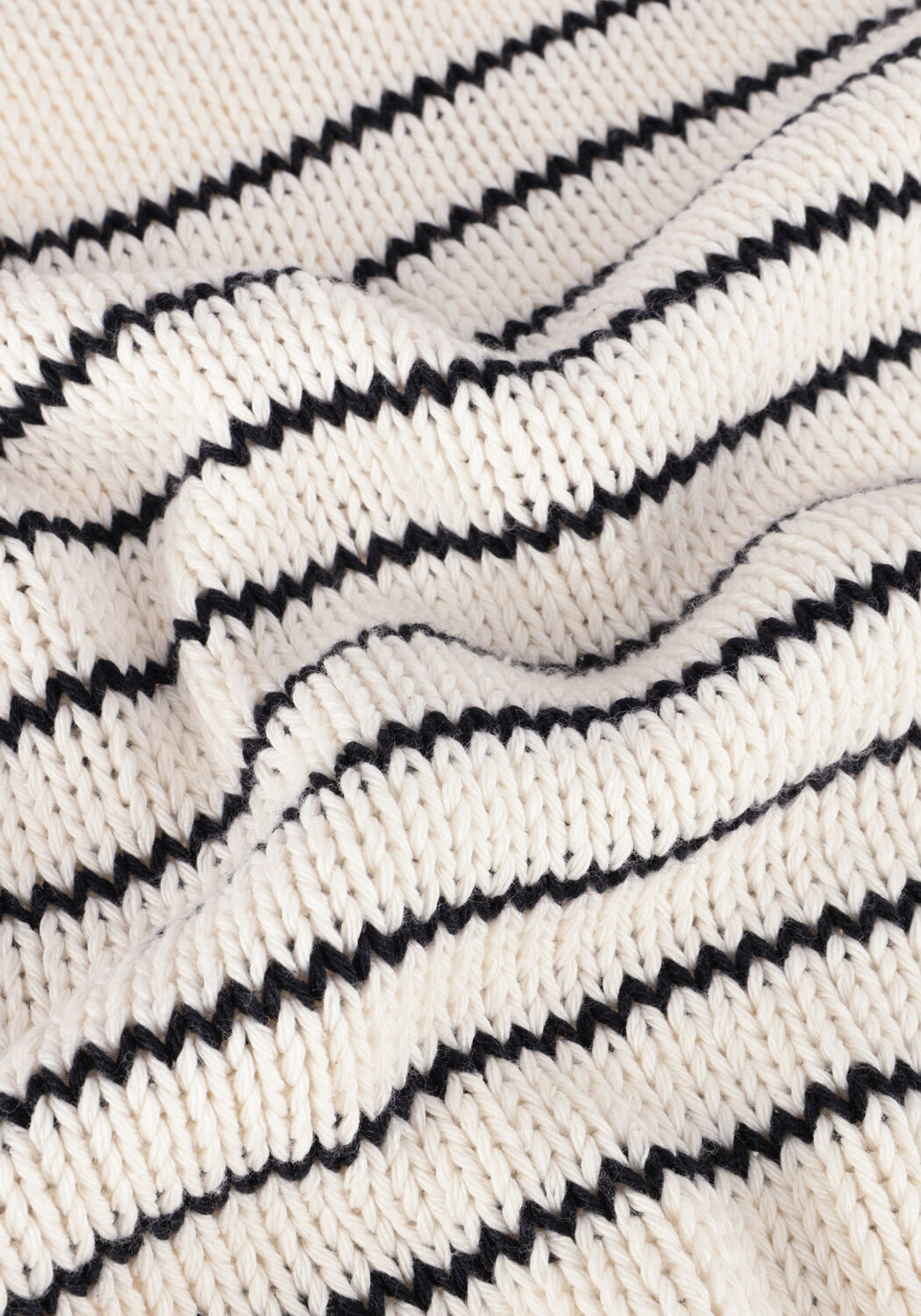 Ecru BY-BAR Trui CRUZ STRIPE PULLOVER - large