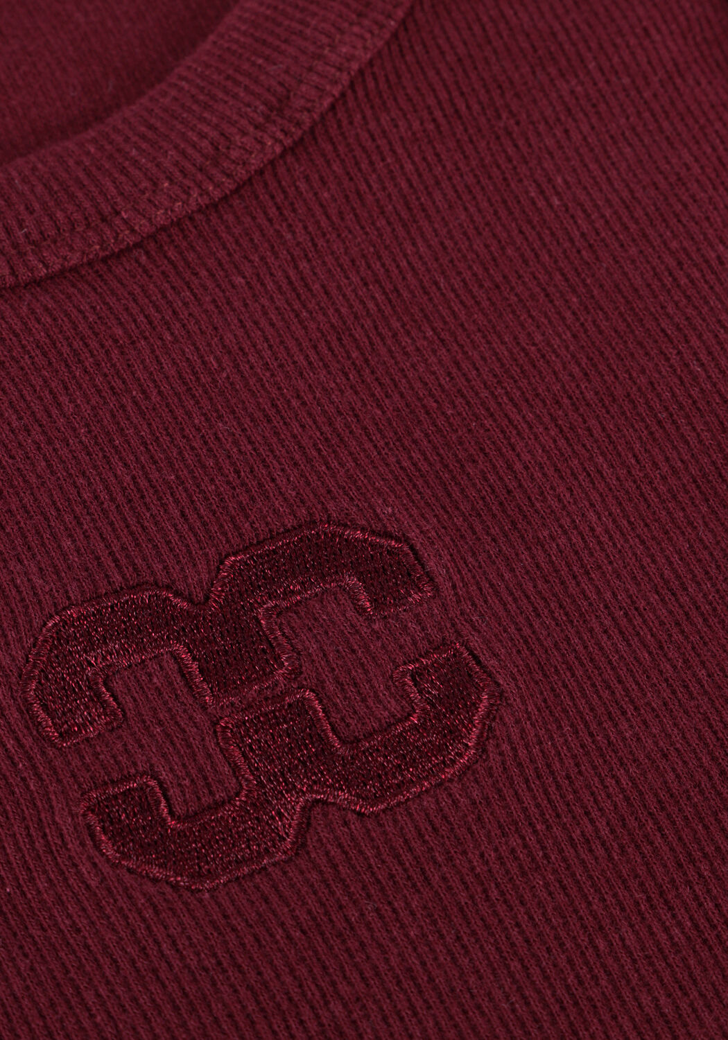 Bordeaux CO'COUTURE Top SAHARA EMBROIDERY TANK TOP - large