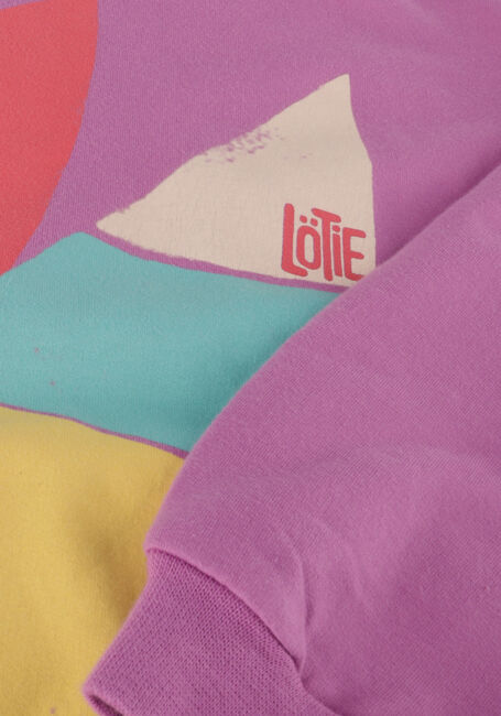 Paarse LÖTIEKIDS Sweater S24-87-44 - large